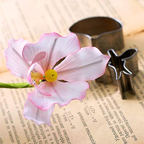 3pcs/set Butterfly Orchid Sugar Flower Cutter Set Fondant Cake Sugarcraft Decorating Tools-Small
