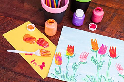 Crayola Washable Kid's Paint, Assorted Colors, Pack of 10