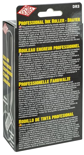 ESSDEE DR3B Professional Roller/Brayer 75mm, Black