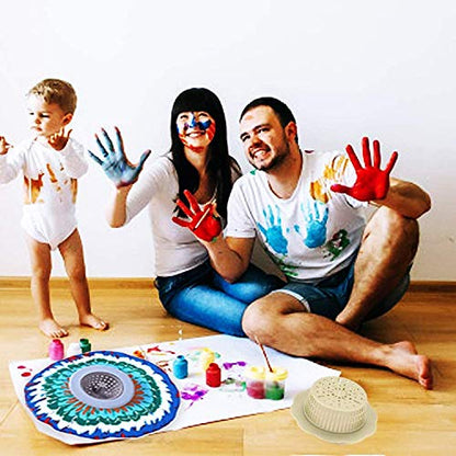 Acrylic Pouring Strainers,12 Pcs Acrylic Paint Pouring Strainers Plastic Flower Strainers Silicone Pouring Drain Basket for DIY Pouring Acrylic Paint and Creating Unique Patterns Art Supplies