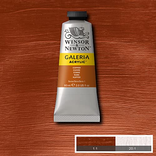 Winsor & Newton Galeria Acrylic Color, 60ml (2-oz) Tube, Copper - color: Copper, style: 2-oz Tube