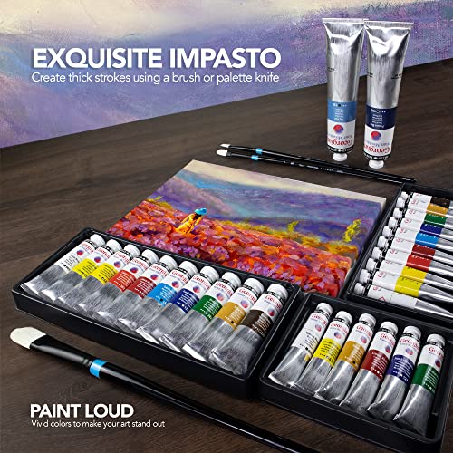 Daler-Rowney Georgian Water Mixable Oil Paint Turquoise 37ml Tube - Art Paints for Canvas Paper and More - Oil Painting Supplies for Artists and Students - Artist Oil Paint for Any Skill Set, 1 Count (Pack of 1)