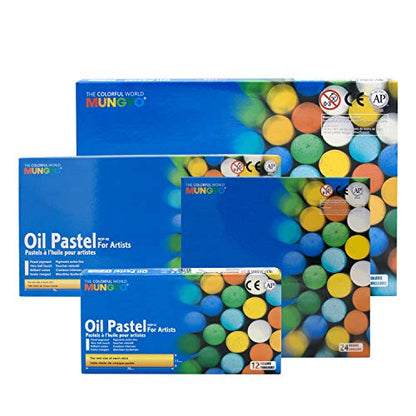 Mungyo Gallery Oil Pastels Cardboard Box Set of 12 Standard - Assorted Colors