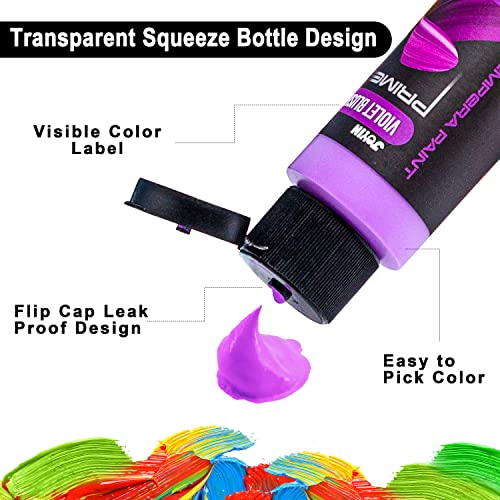JOYIN Washable Tempera Paint Set for Kids 42PCS, Non Toxic Liquid Paint with 15 Brushes and 4 Palettes - Art Supply for Kids for Arts and Crafts Project, Finger Painting (2 oz Each), School Project Art Supplies - size: 2 Fl Oz (Pack of 42)