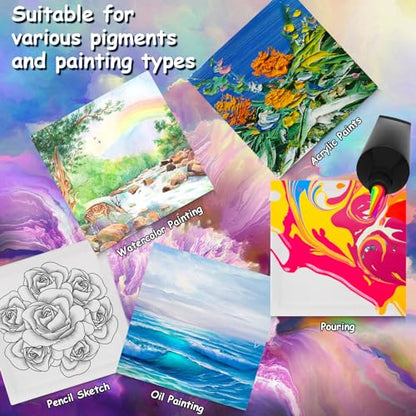12PCS Mini Canvases for Painting – 4 x 4 in Bulk Small Square Stretched Canvases, 2/5 in Thick Blank Canvas for Students, Art Supplies, School & Home Crafts - size: 12PCS Mini Canvas -4x4ln