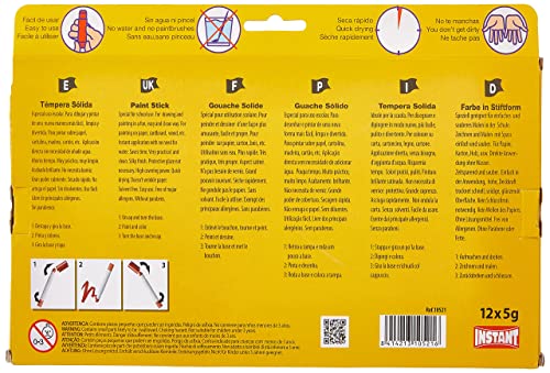 Jack Richeson 2510521 Playcolor 12 Standard Colors, Thin