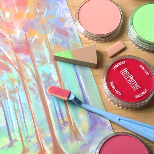 PanPastel Artist Pastels by GOLDEN, Light and Medium Colors Set, 25 Color, Professional Artist Pastels, Unique Pan Format (cake-like)