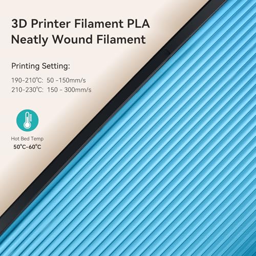 SUNLU 3D Printer Filament Bundle PLA Matte 1.75mm, Super Neatly Wound PLA Filament with Matte Finish, Print with 99% FDM 3D Printers, 1kg Spool (2.2lbs), 2 Packs, Matte Black+Matte Grey - color: 2000g Pla Black+grey, size: 2KG
