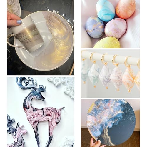 Kamenskaya Alcohol Ink Set - 34 Color Variations - Set #19-4 Alcohol Inks x 0.51 fl oz (15 ml) - color: 19, style: Pastel inks