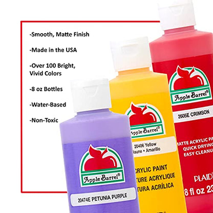 Apple Barrel, Acrylic Paint , 8 fl oz, Christmas Green, (Pack of 1) - color: Christmas Green, size: 8 Fl Oz (Pack of 1)