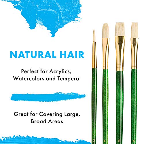 Princeton RealValue Paintbrush, Green - style: Set-9118