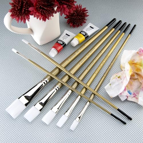 Snowhite Royal and Langnickel Brush Set, Flat, 7-Piece - style: Flat