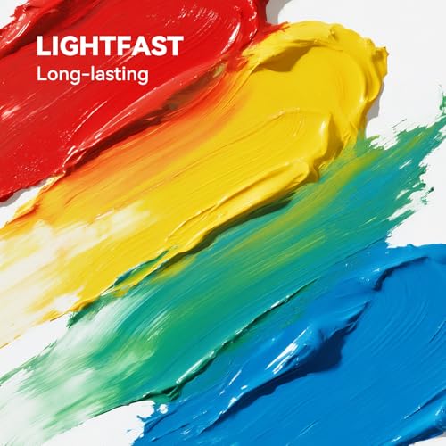 Paul Rubens Oil Paint, 24 Colors*20ml/0.67 oz Tubes, Professional Bright Oil Colors with High Saturation, Creamy Texture, and Consistency, Art Supplies for Artists, Students, Beginners