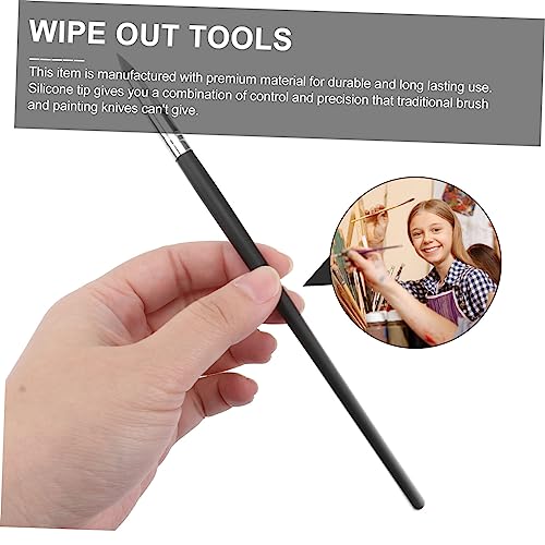 5pcs Silicone Modeling Shaper for Nail Art and Clay Craft Versatile Wipe Out Tools for Painting Shaping and Sculpting Tips