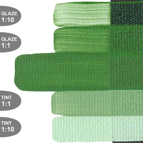 GOLDEN OPEN Slow-Drying Acrylics, Chromium Oxide Green, 2 fl oz. tube, Professional Acrylic Paint, Opaque - color: Chromium Oxide Green, size: 2 Fl Oz (Pack of 1)