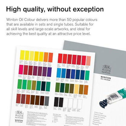 Winsor & Newton Winton Oil Color Paint, Intro Set, 6 x 21ml Tubes, Multicolor, 0.73 Fl Oz (Pack of 6) - style: Intro Set - 6 x 21ml