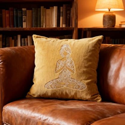 TIAMECH A4 Reusable Yoga Girl Stencil for Painting | Mandala Praying Girl Layering Template, DIY Wall Art, Wood Furniture, Scrapbook & Crafts (8.3x11.7inch) - style: Yoga Girl