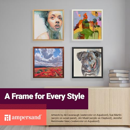 Ampersand Float Frame 1.5In Thin 12X16 Maple - color: Maple, size: 12x16