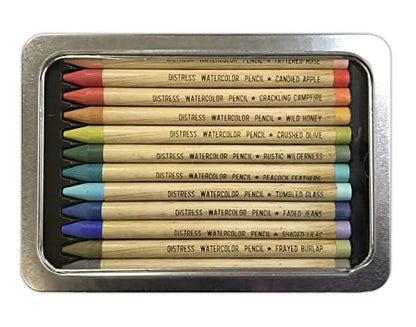Tim Holtz Distress Watercolor Pencils Set 1, 2 and 3-36 Woodless Watercolor Pencils