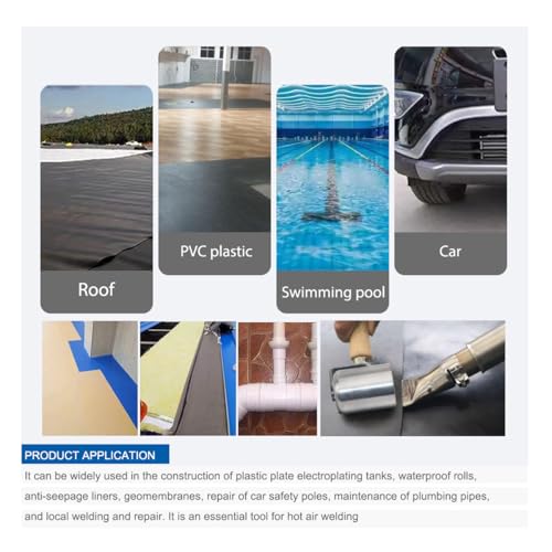 Steel Seam Roller for PVC TPO EPDM Roofing Vinyl Decking 2inch Professional Heavy Steel Heavy Application Rolling Wheel Roller (1)