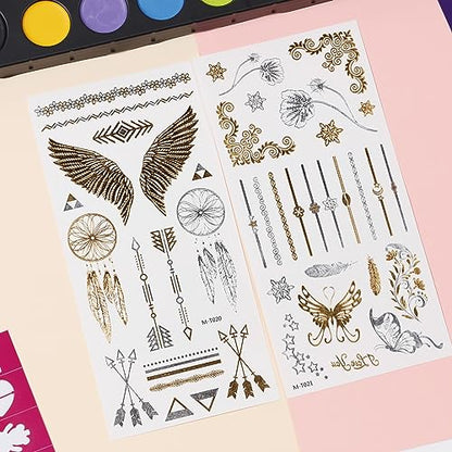 Incraftables Non-Toxic Water-Based Face Paint Kit – 24 Colors with Brushes, Stencils & Glitter for DIY Art, Cosplay, Festivals & Creative Projects - style: Face Painting Kit