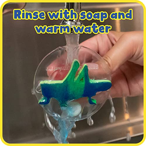 READY 2 LEARN Giant Stampers | Insects | Set of 6 | Stamps for Kids | Bug Designs | Easy-Grip Washable Set for Toddlers, Arts & Crafts