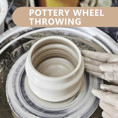 10LBs Natural Air Dry Clay Bulk, VIBRATITE All-Purpose Modeling Sculpting Pottery Clay for Beginners and Professional (White) - color: White