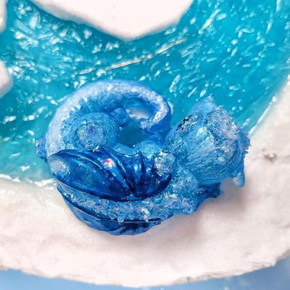 Resin Mold Wing Dragon for Epoxy, Plaster, Ceramic, Polymer Clay, Concrete, Cement Casting 2inch - color: Ice Dragon