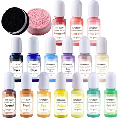 LET'S RESIN Liquid Silicone for Squishy Maker and Silicone Pigment Dye