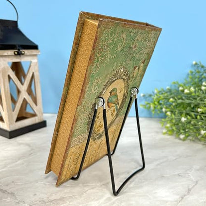 GIBSON HOLDERS 6A Adjustable Black Wire Display Easel, 3.5" W x 4.75" D x 4.75" H, Pack of 6 - size: 6-Pack