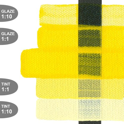 Golden Fluid Acrylics - Primary Yellow - 4 oz Bottle