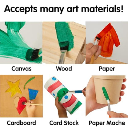 Colorations Paraben-Free Tempera Paint for Kids - 1 Gallon, Vibrant Brown. Non-Toxic and Made in the USA, Classroom Must Haves, Bulk Arts and Crafts Supplies - color: Brown