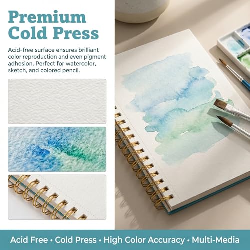 Watercolor Paper Pad - size: 4”×6“(2pack)