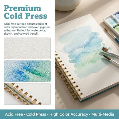 Watercolor Paper Pad - size: 4”×6“(2pack)
