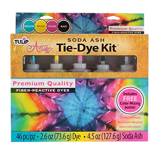 Tulip Artisan Soda Ash Tie-Dye Kit with Color Mixing Bottle, Our Most Vibrant Colors - color: Artisan