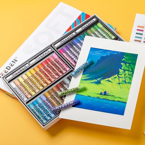 MEEDEN Soft Oil Pastels Set: 48 Colors with Extra 4 White Oil Pastels for Artists Beginners Adults Teachers - Vibrant Oil Pastel Crayons for Art Painting & Drawing, Blending, Layering, Shading - style: 48 Colors