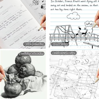 MIPOR PEN LINE Black Fineliner Set 10pcs, Micro-Line Drawing Pens with Multiple Nib Sizes for Art Sketching, Illustration, Technical Drawing