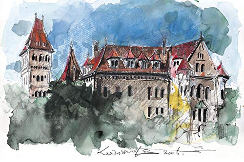 Faber-Castell 117538 Albrecht Dürer Watercolour Pencils, Box of 36 Thick 3.8 mm Watercolour Pencils with Soluble Pigments that Transform in a Few Brushstrokes - style: One size