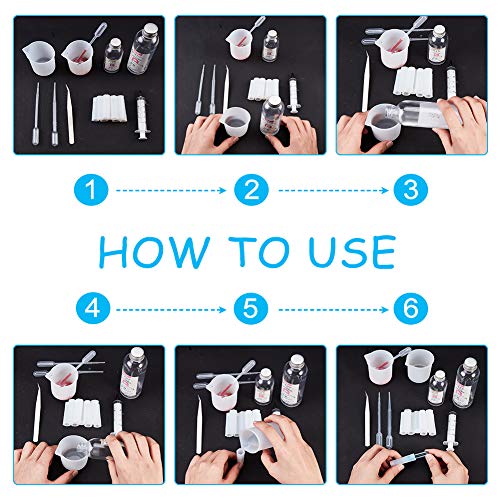 arricraft 10PCS Bullet Silicone Molds DIY Resin Craft Clear Resin Casting Molds for DIY Necklace Bracelet Earring Craft Making - color: Clear-Bullet