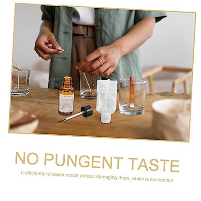 NUOBESTY Epoxy Resin Mold Release Spray for Silicone Molds 1 Bottle Easy Application Non-Toxic for DIY Crafts and Candle Making