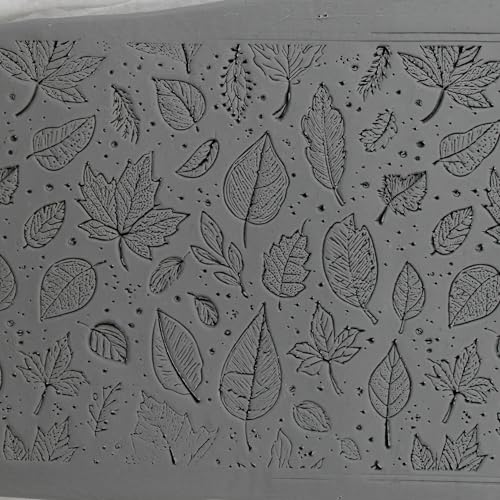 Falling Leaves Clay Texture Roller 4" for Polymer Clay - color: Falling Leaves Roller