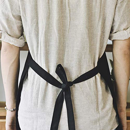 Art Aprons for Painting Pottery Ceramics, Mens Women Kitchen Cooking Aprons Waterproof Green - color: Black