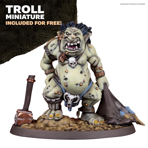 The Army Painter, GameMaster: Wandering Monsters Role-playing Paint Set, 15x18 ml Fanatic Acrylic Paints, incl. Metallics, Wash, Primer, 1 Brush & 1 Free Miniature - For Warhammer & Dnd - color: Wandering Monsters Paint Set