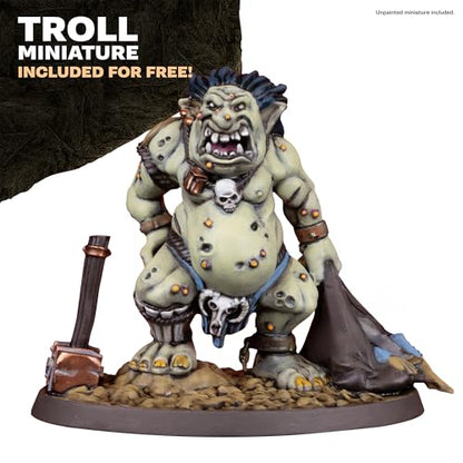 The Army Painter, GameMaster: Wandering Monsters Role-playing Paint Set, 15x18 ml Fanatic Acrylic Paints, incl. Metallics, Wash, Primer, 1 Brush & 1 Free Miniature - For Warhammer & Dnd - color: Wandering Monsters Paint Set