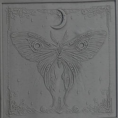Luna Moth Clay Texture Roller 4" for Polymer Clay - color: Luna Moth Roller