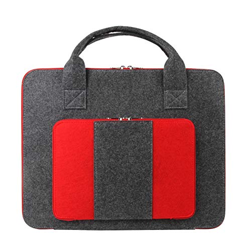 Storage Bag Felt Hand-held Shockproof 14.75 x 11.75 Inch for A4 Painting Light Pad Board Leaf Book Weeding Light Box (Plus Size)