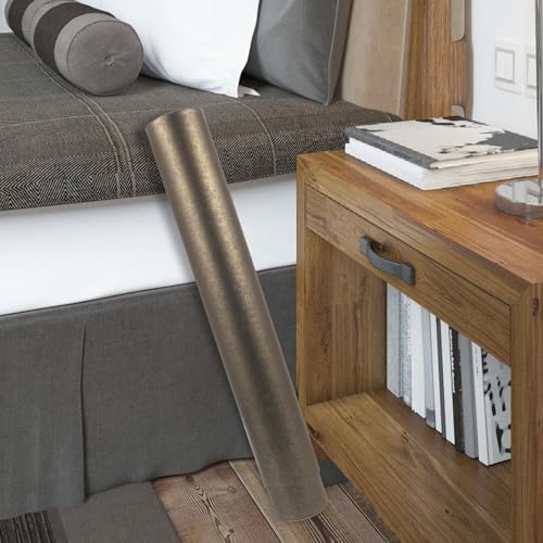 Hemoton Expandable Telescoping Poster Tube with Retractable Design Storage Case for Artwork Documents Mailing and Drafting Portable Black-gold Inner