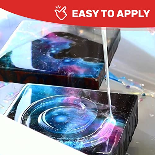 MAS Epoxies Art Pro Epoxy Clear Kit 2-Gallon (1-Gal Resin and 1-Gal Hardener) Low Viscosity and Enhanced UV Resistance, Ideal for Jewelry Making, Flower Preservation, and Other Resin Crafts - size: 2 Gallon