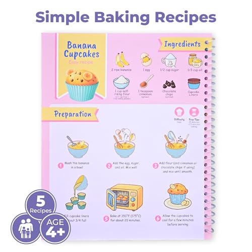 BSCOOL - Drawing, Coloring & Activity Book: Play and Bake with Stickers, Guides and Recipes. Dress Up Your Cake Design for Kids 5 and Up.Gift for Girls - color: Play and Bake Activity Book