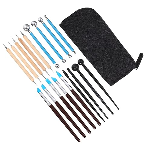 Beatifufu 1set Pottery Tool Clay Sculpting Kit Carving Tools for Boys and Girls and Adults for Polymer Clay Modeling and Sculpting Projects